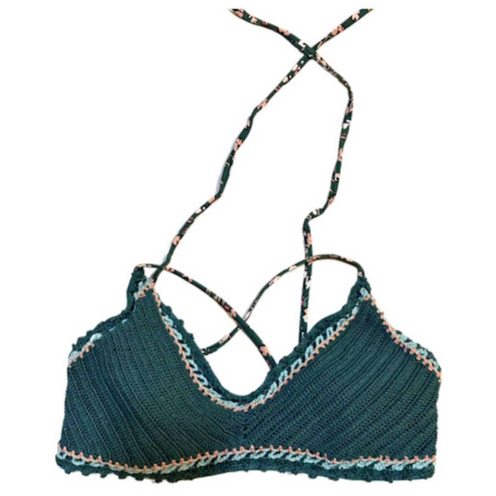 Cute Knit Bathing Suit Top